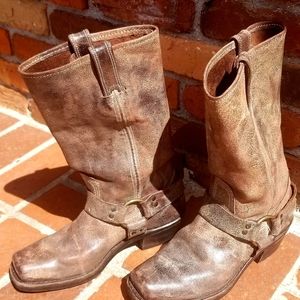Frye harness boot